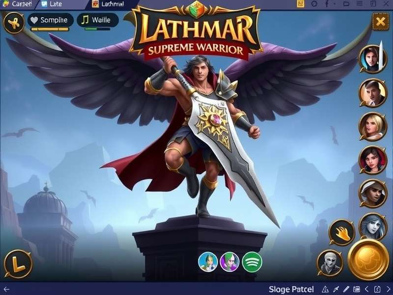 Lathmar Supreme Warrior character selection screen
